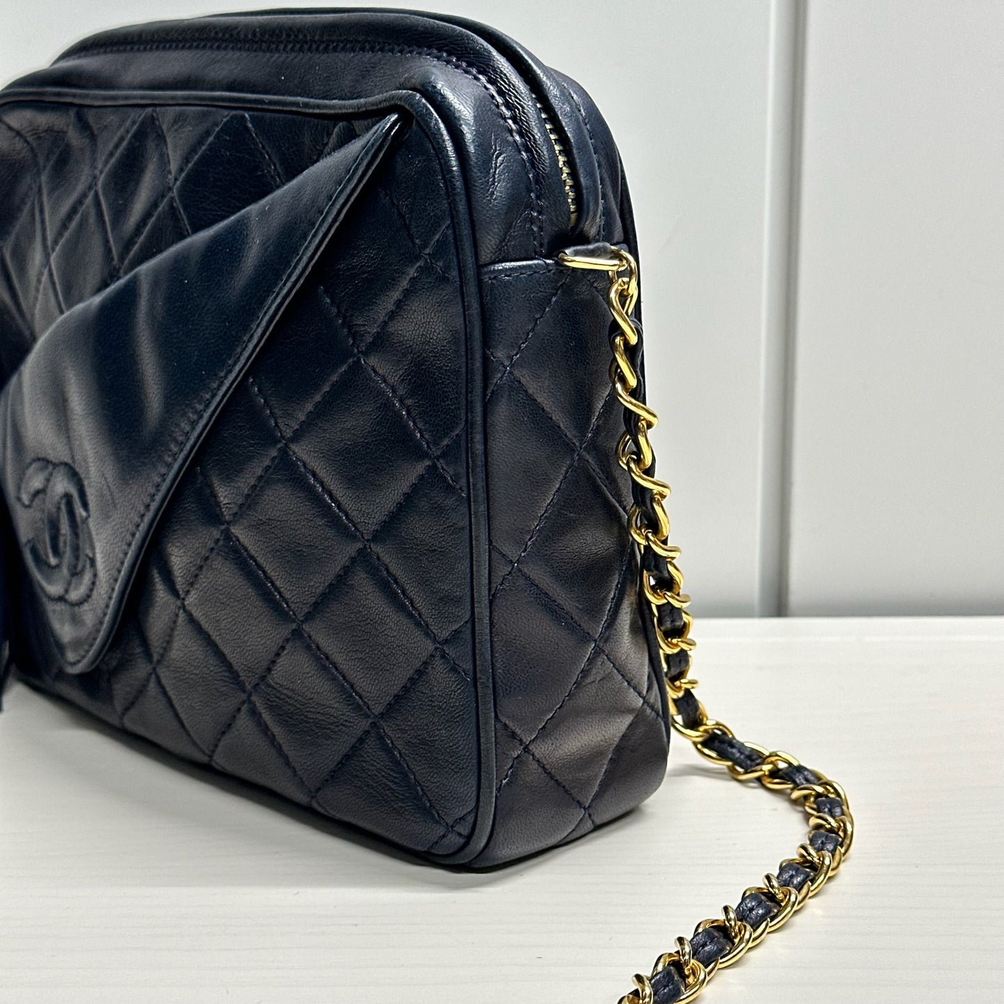 Chanel Caméra Navy