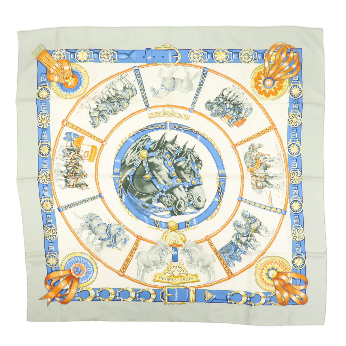 Hermès carré “ Chevaux de trait “