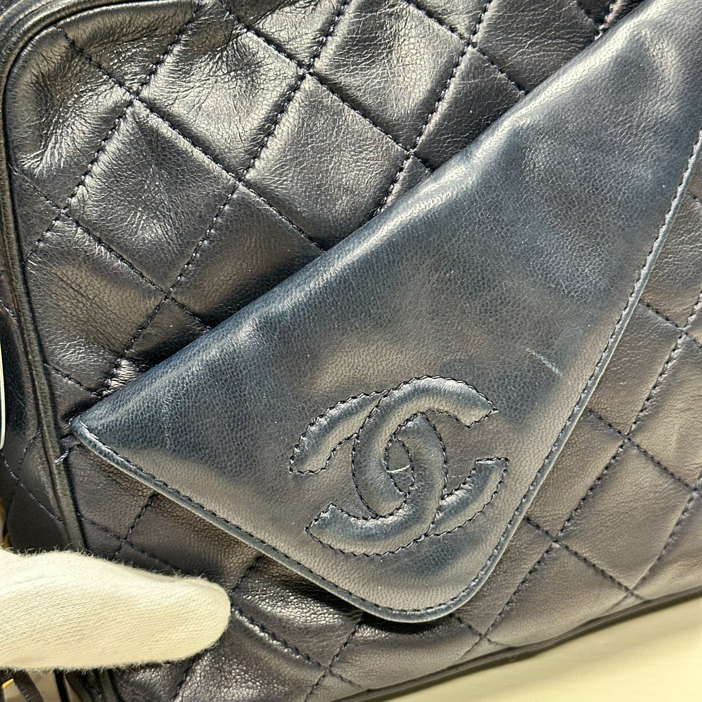 Chanel Caméra Navy