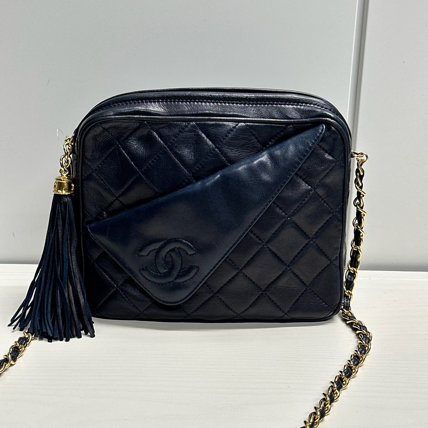 Chanel Caméra Navy