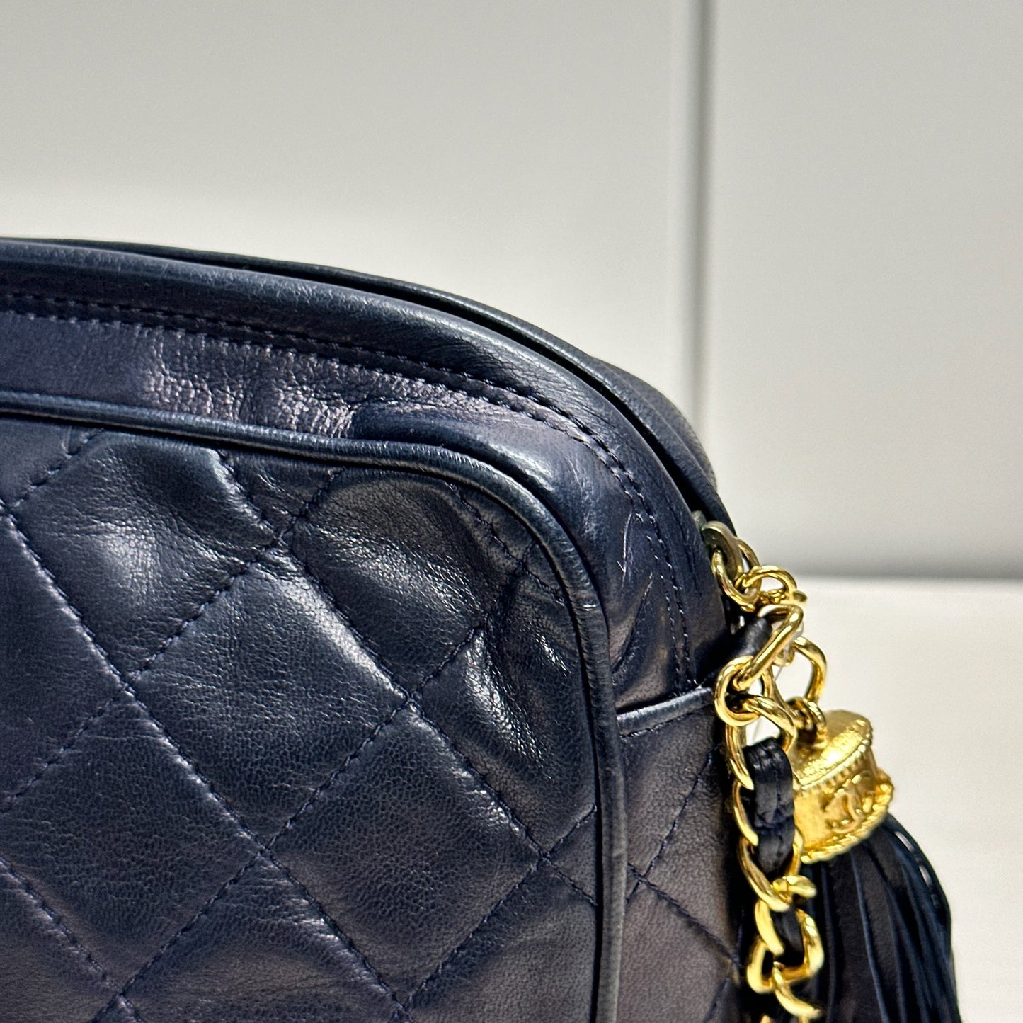 Chanel Caméra Navy