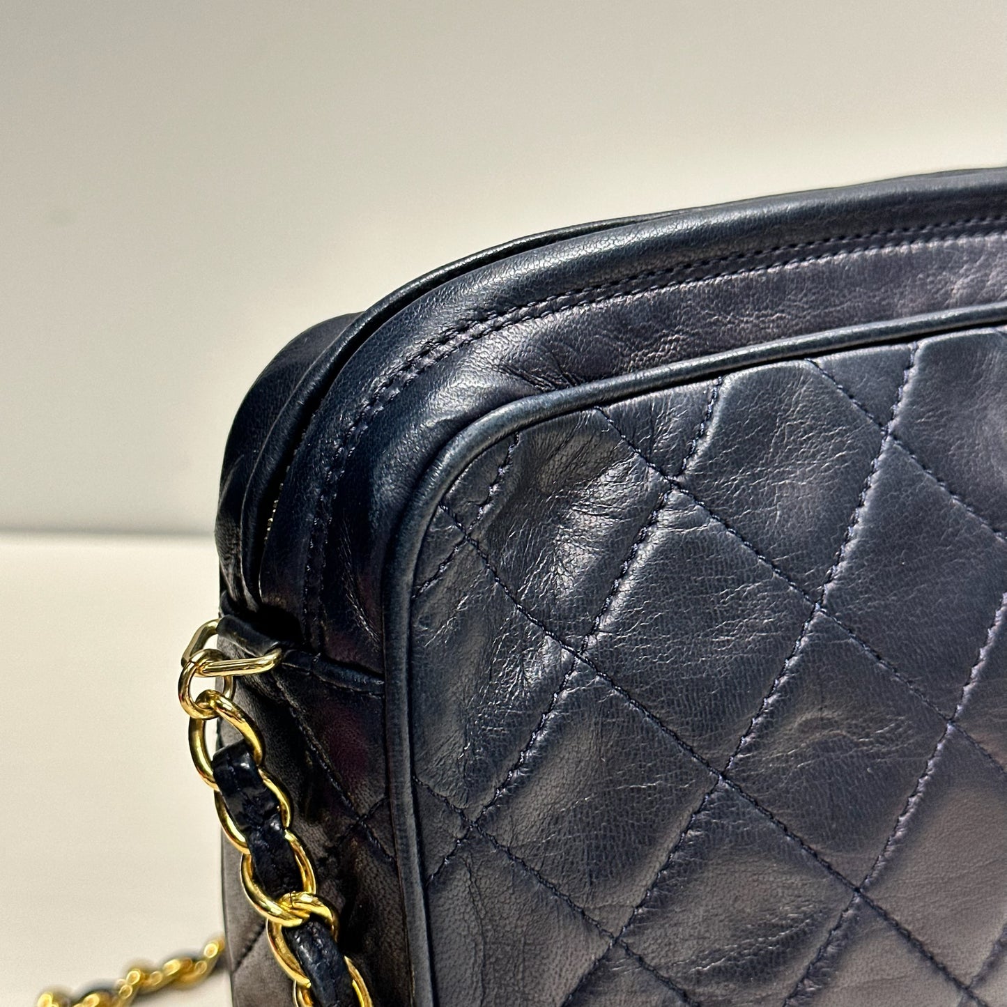 Chanel Caméra Navy