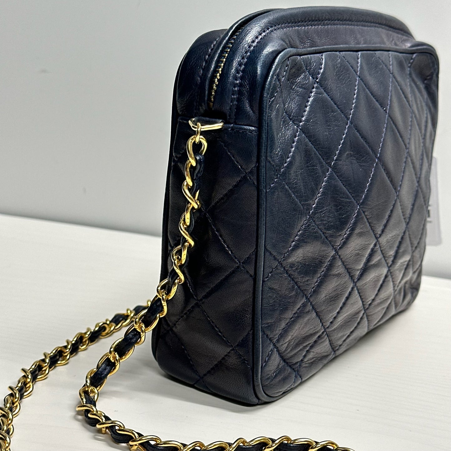 Chanel Caméra Navy
