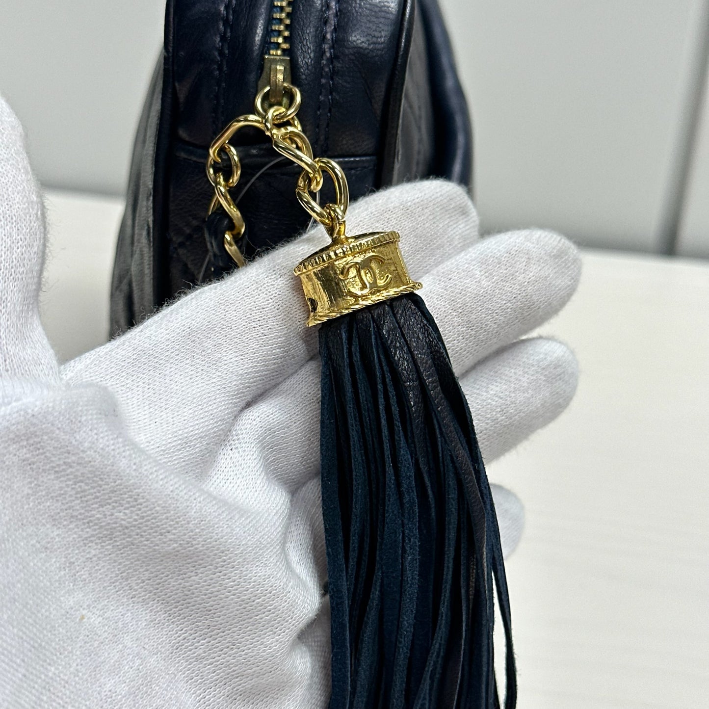 Chanel Caméra Navy