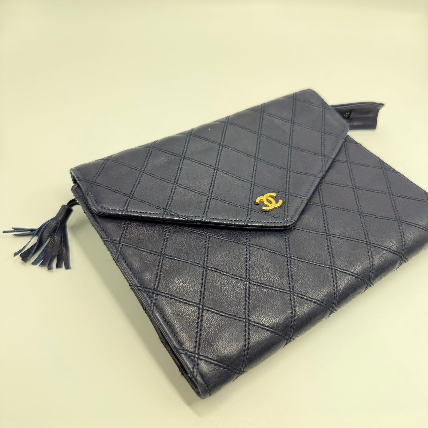 Chanel pochette bleu