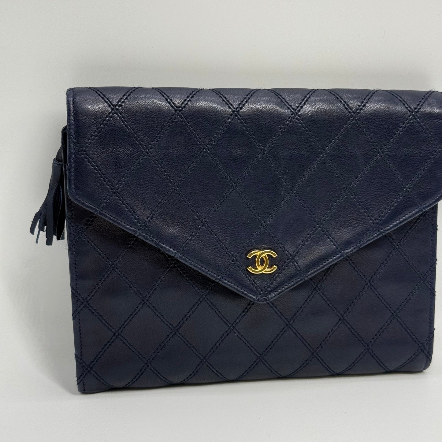 Chanel pochette bleu