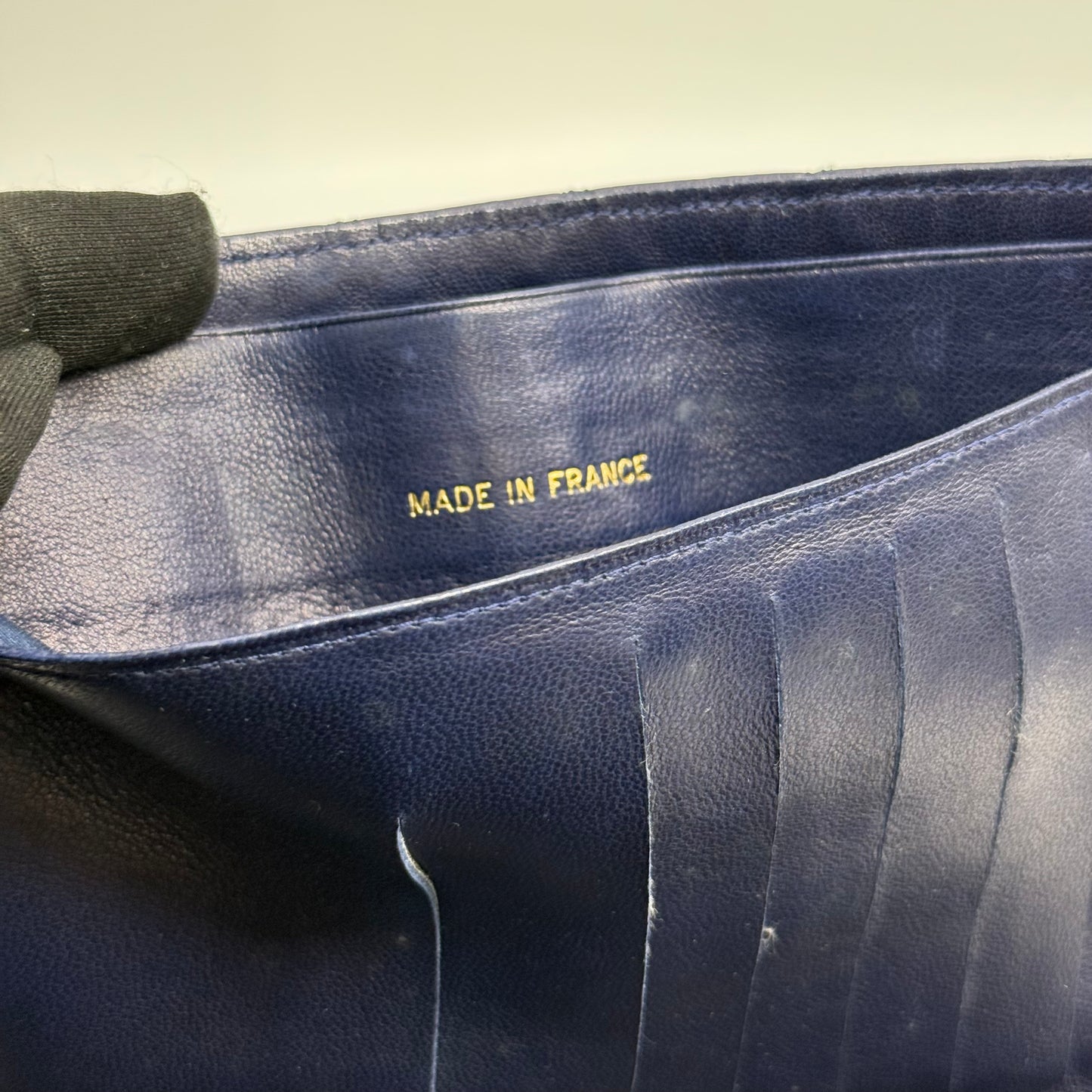 Chanel pochette bleu