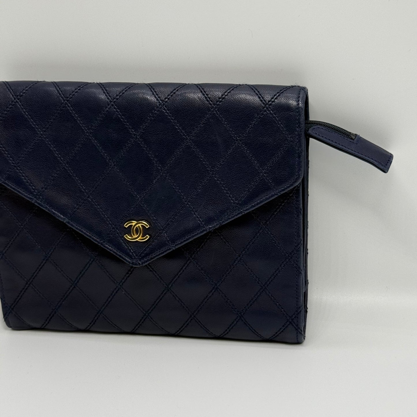 Chanel pochette bleu