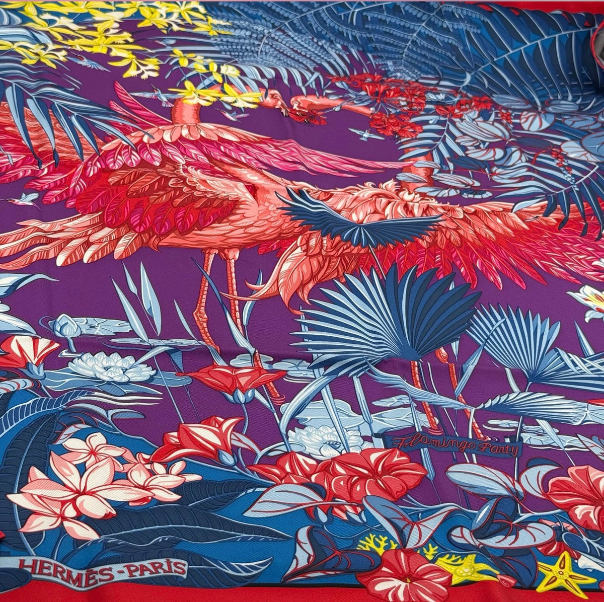 Hermès carré “Flamingo Party “