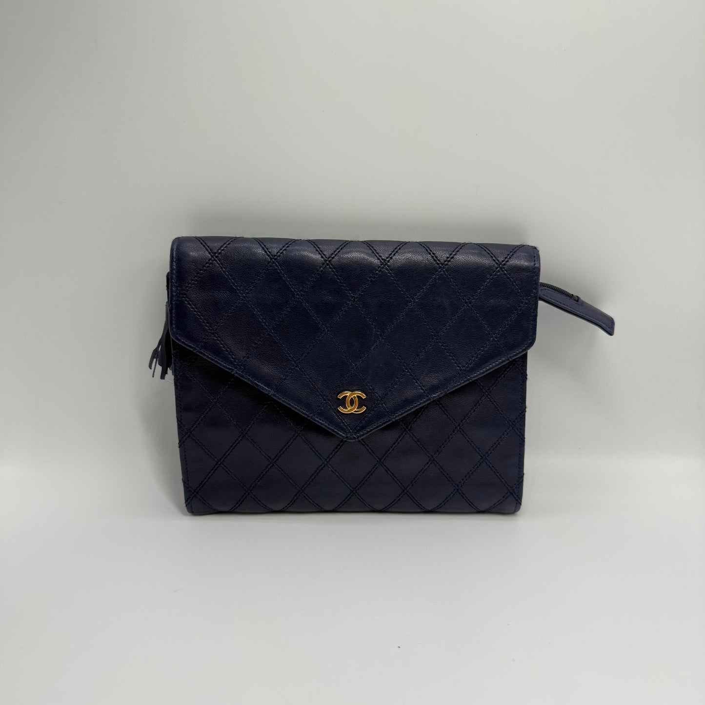 Chanel pochette bleu