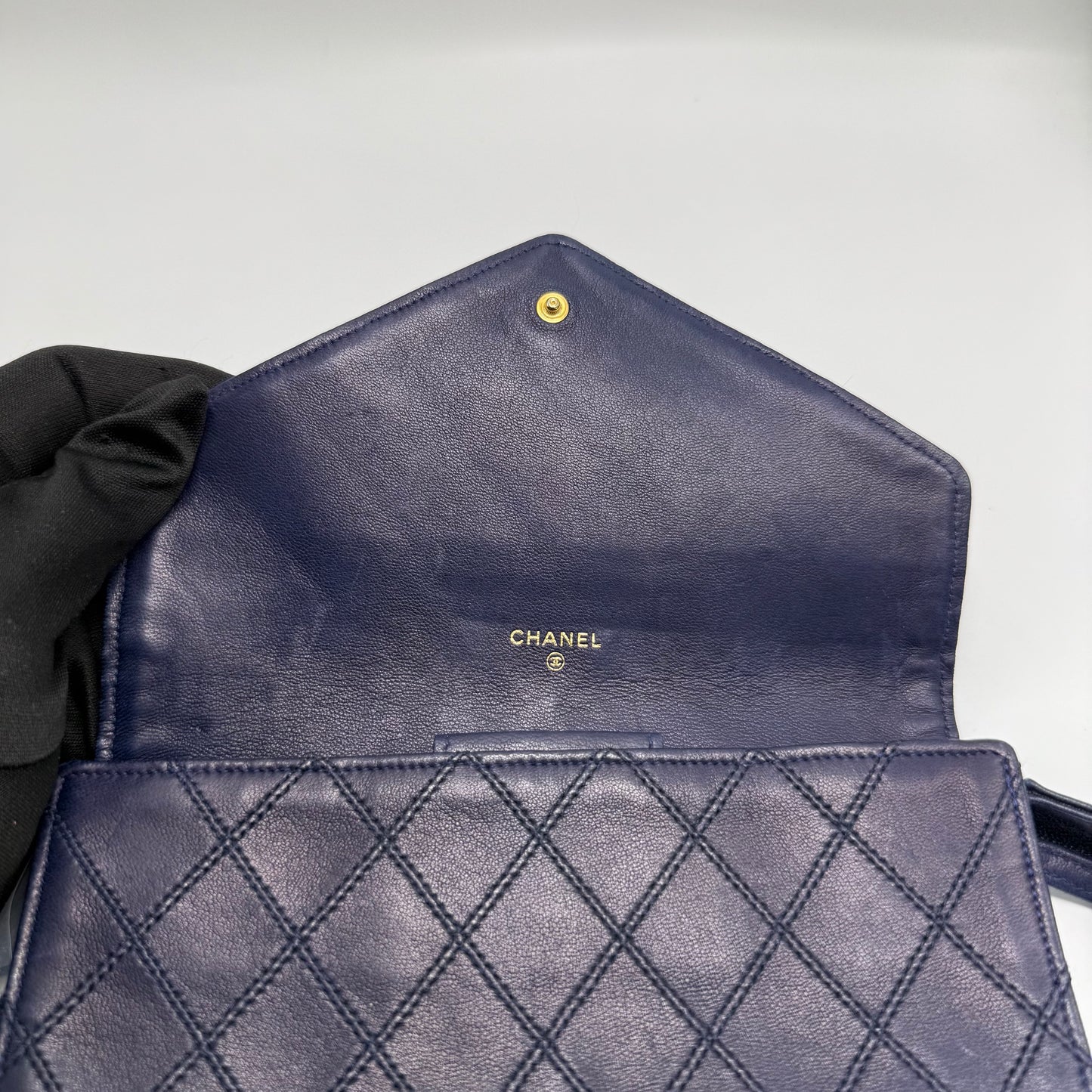 Chanel pochette bleu