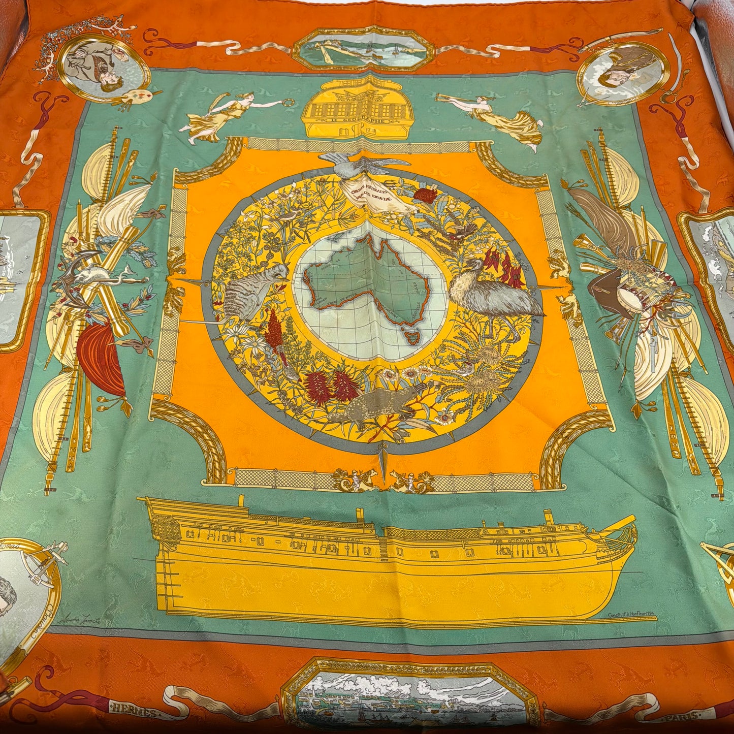 Hermès Carré « Le Géographe »