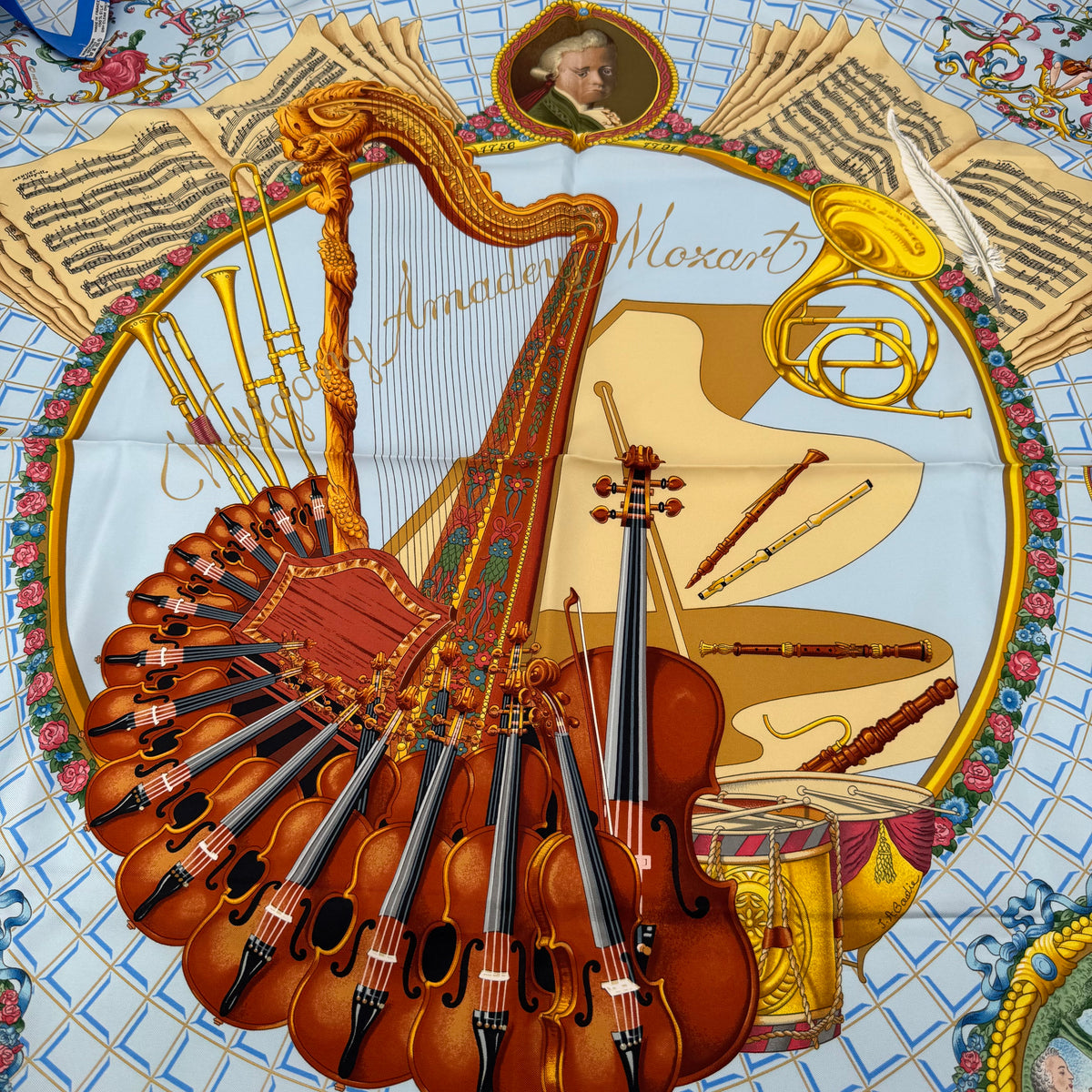 Hermès Carré « Mozart »