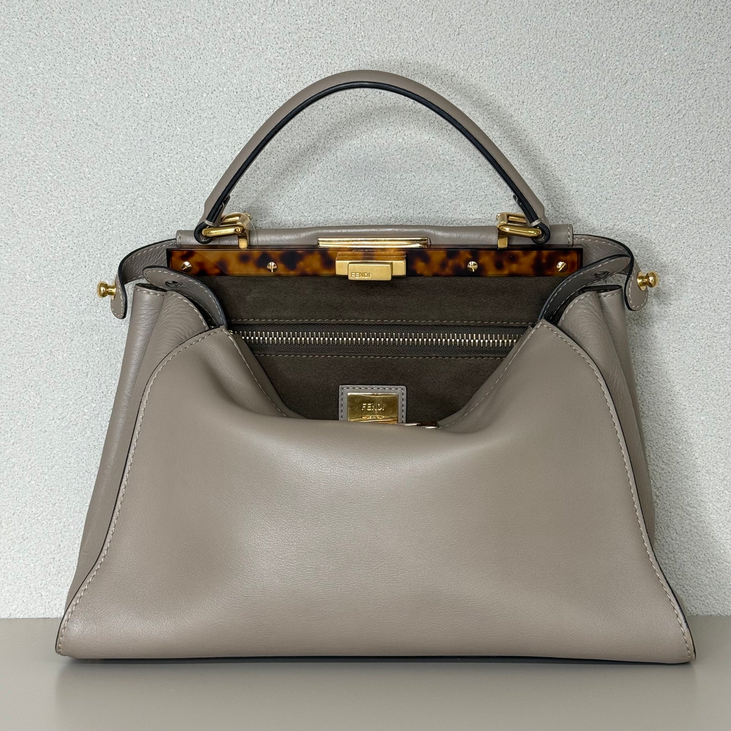 Fendi Peekaboo Soft - Taupe