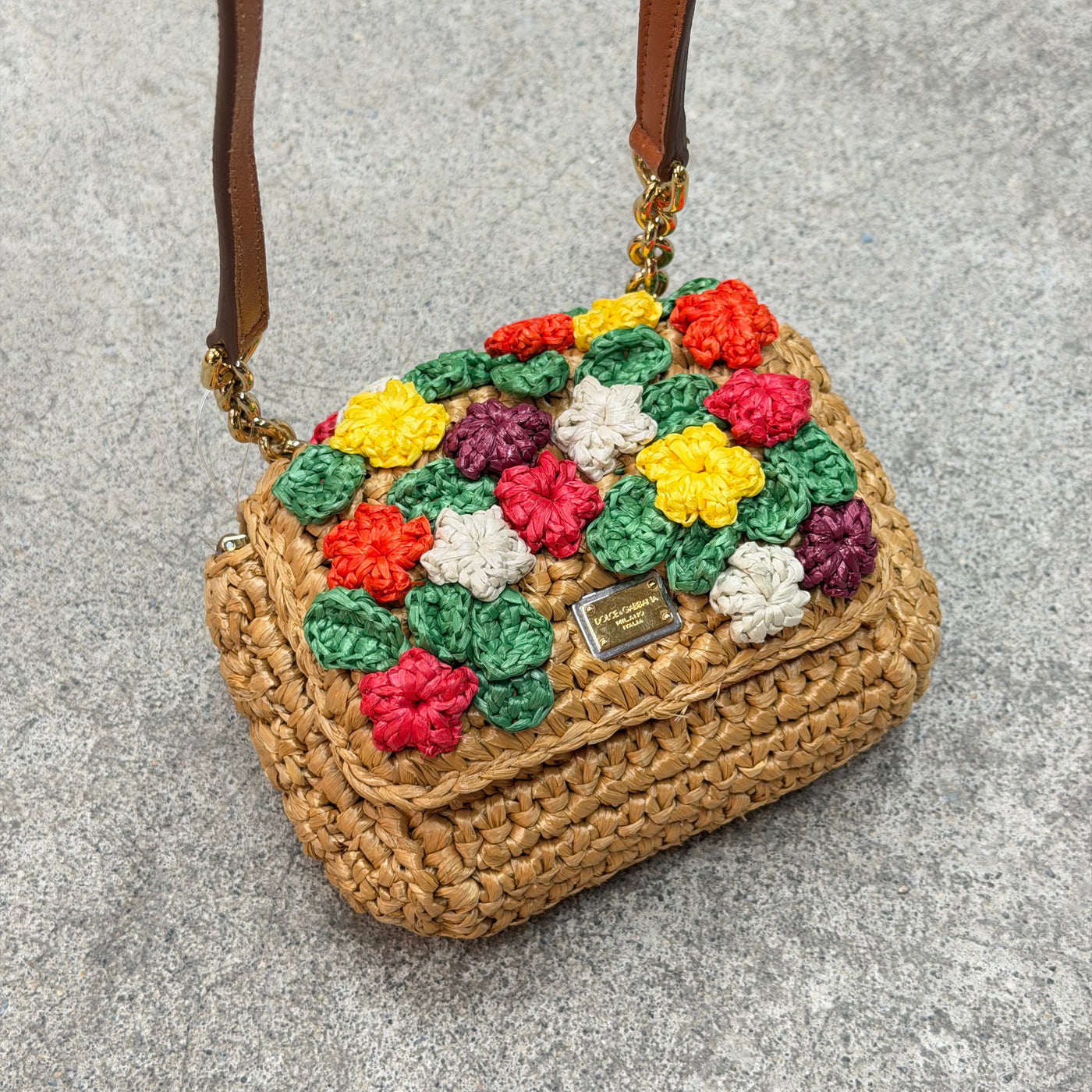 Dolce Gabanna mini raphia