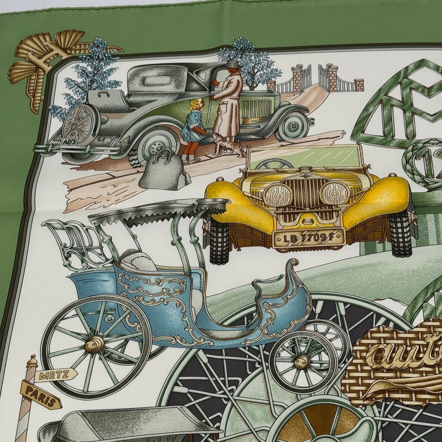 Hermès Carré "ST.CHRISTOPHE et L'ENFANT JÉSUS"