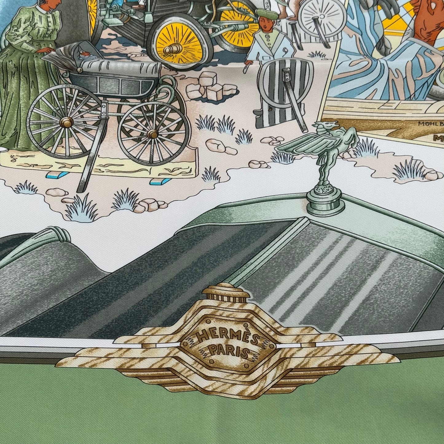 Hermès Carré "ST.CHRISTOPHE et L'ENFANT JÉSUS"