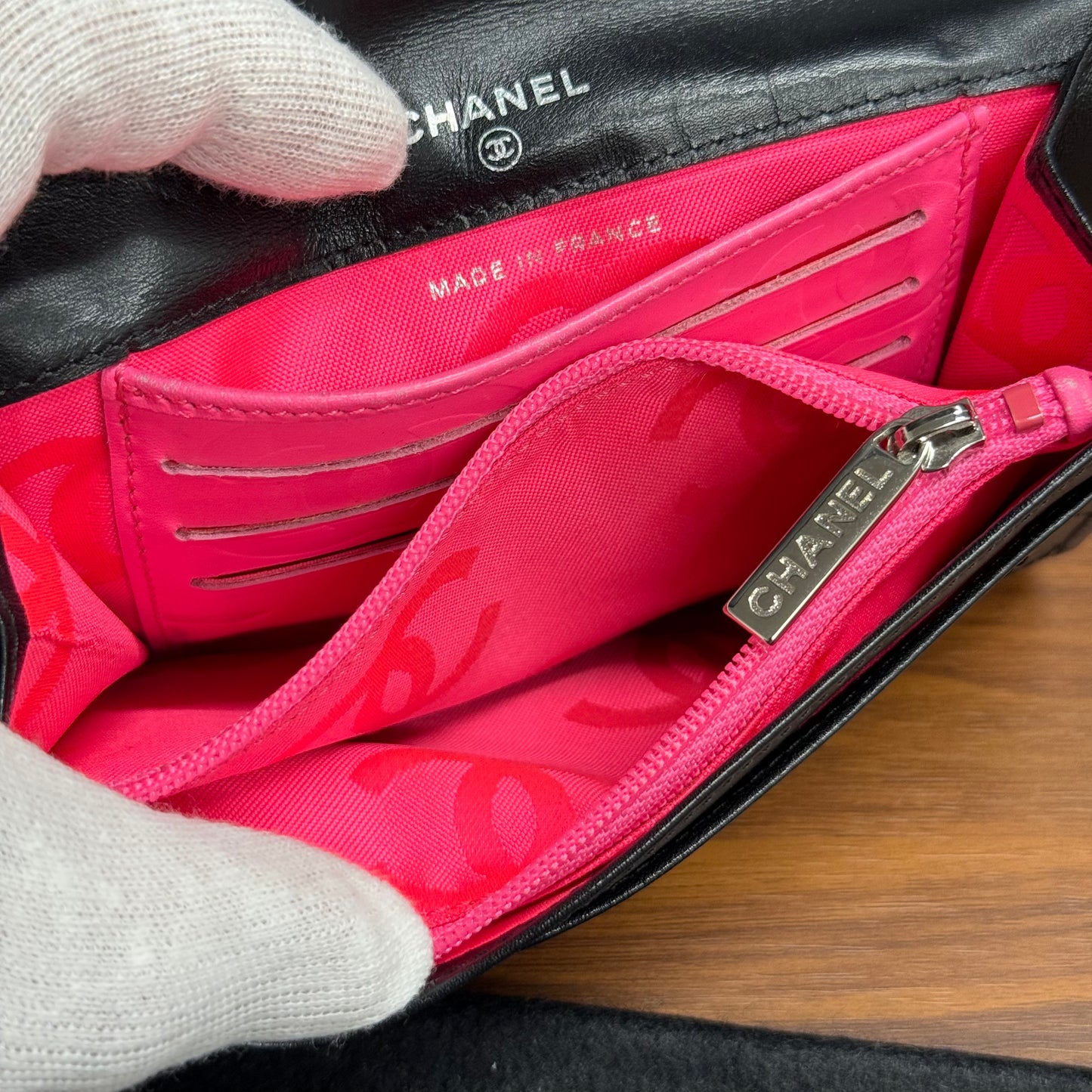 Chanel Portefeuille compact Cambon