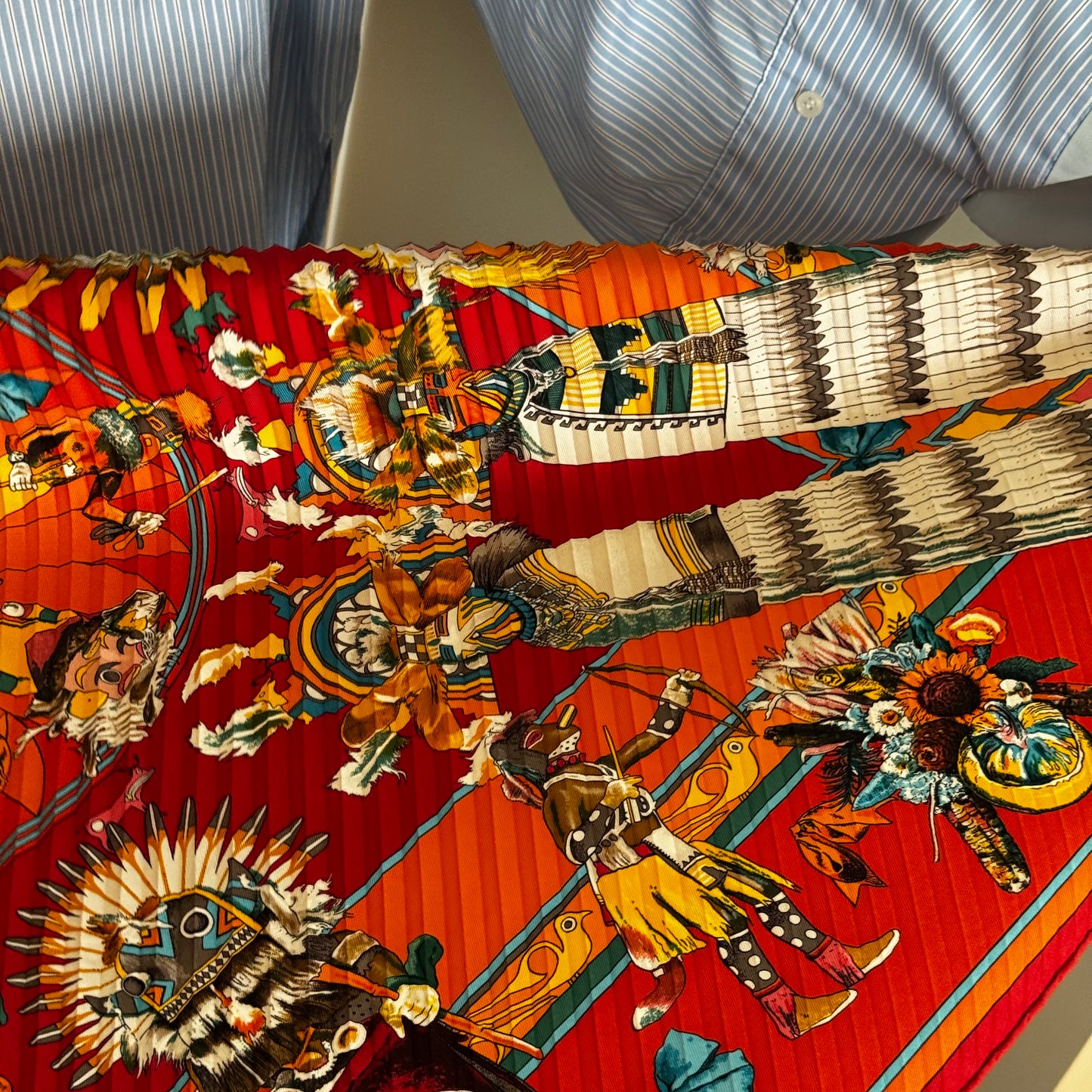 Hermès Carre Plissé