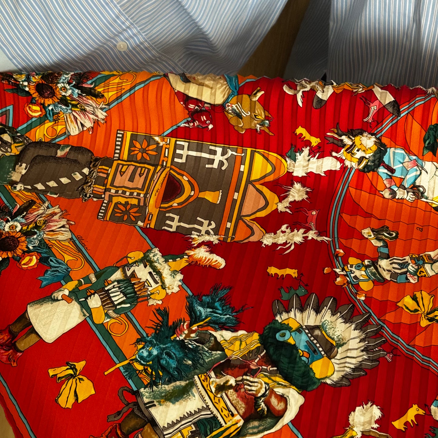 Hermès Carre Plissé