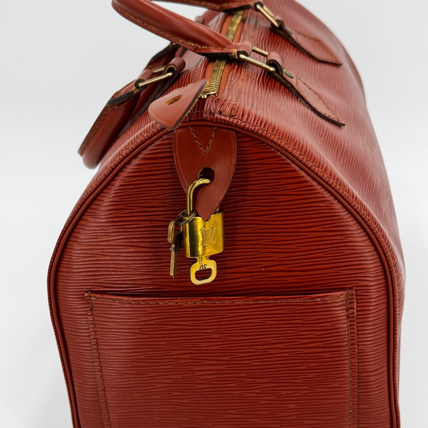 Louis Vuitton speedy 30 épi camel