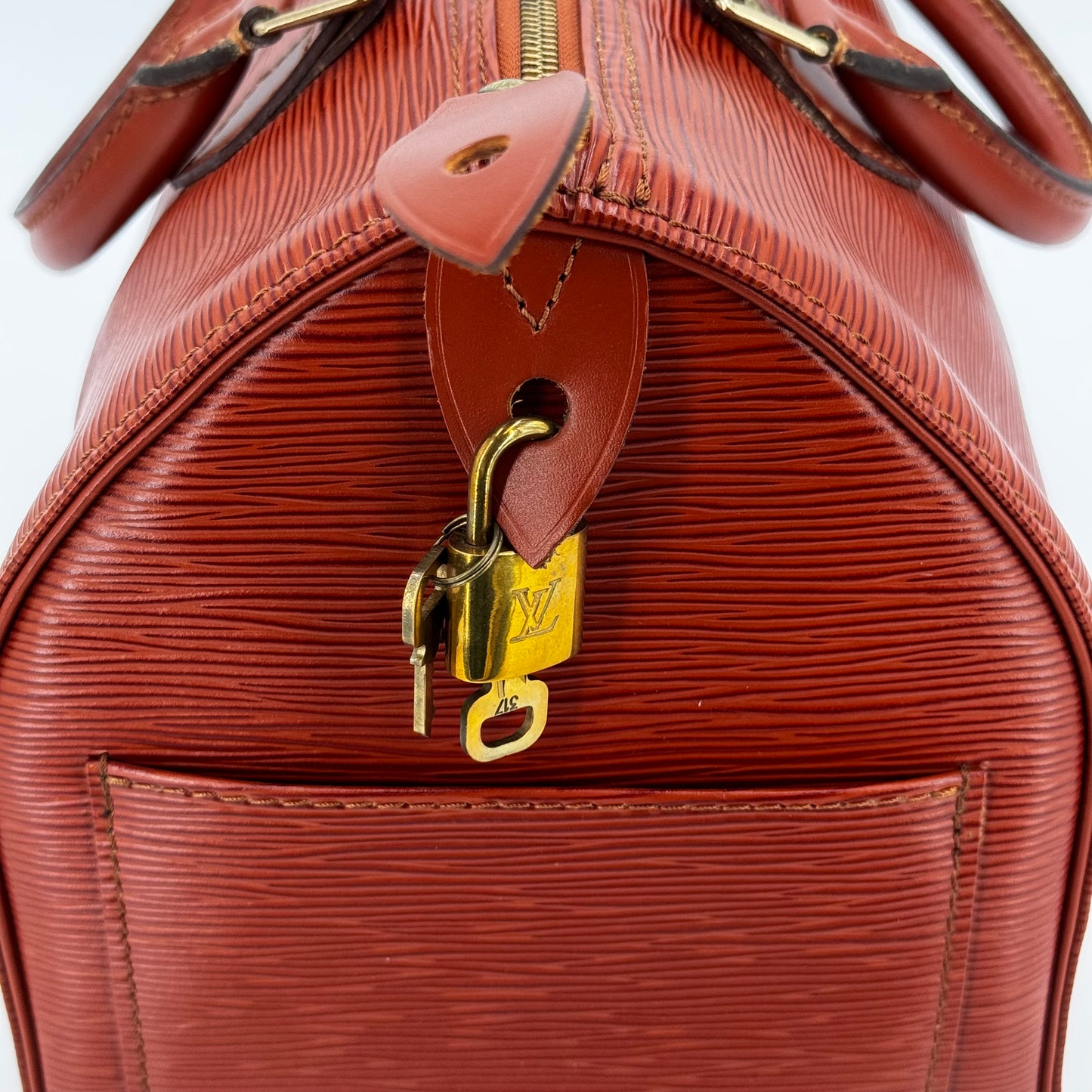 Louis Vuitton speedy 30 épi camel