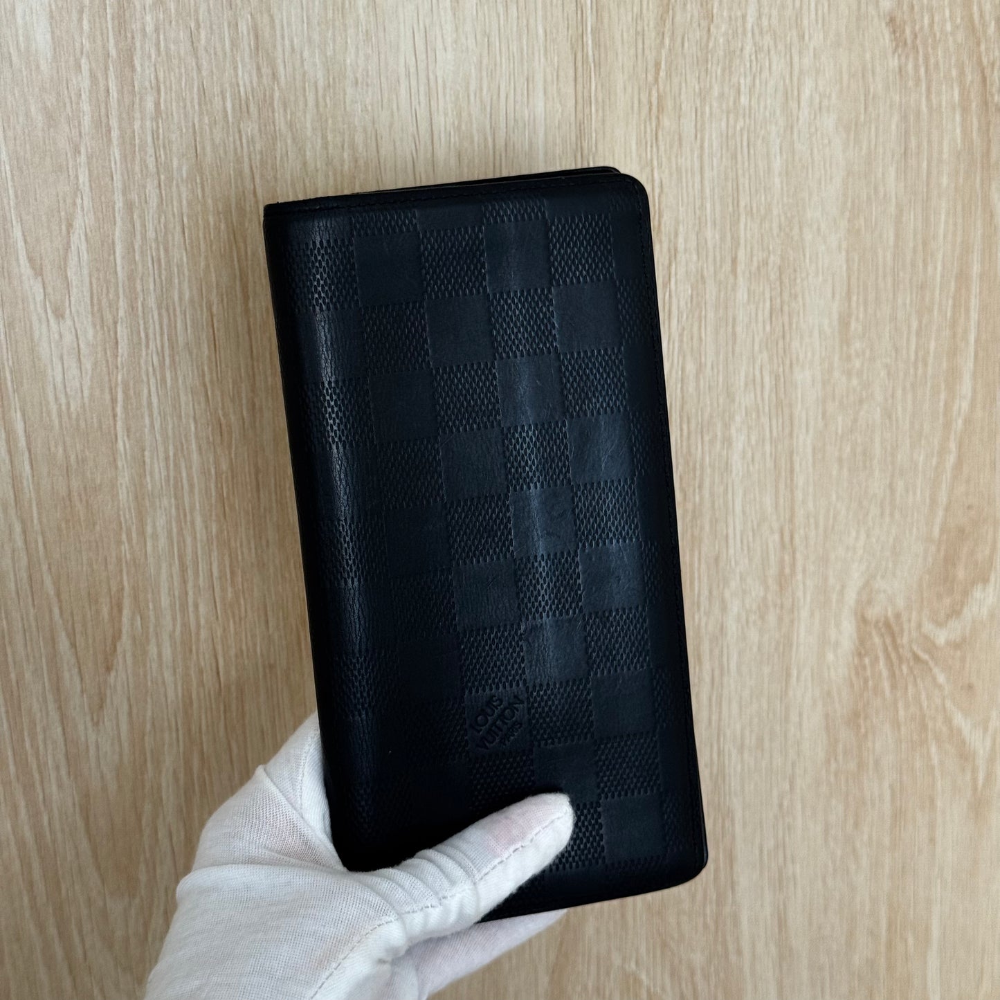 Portefeuille LV damier noir