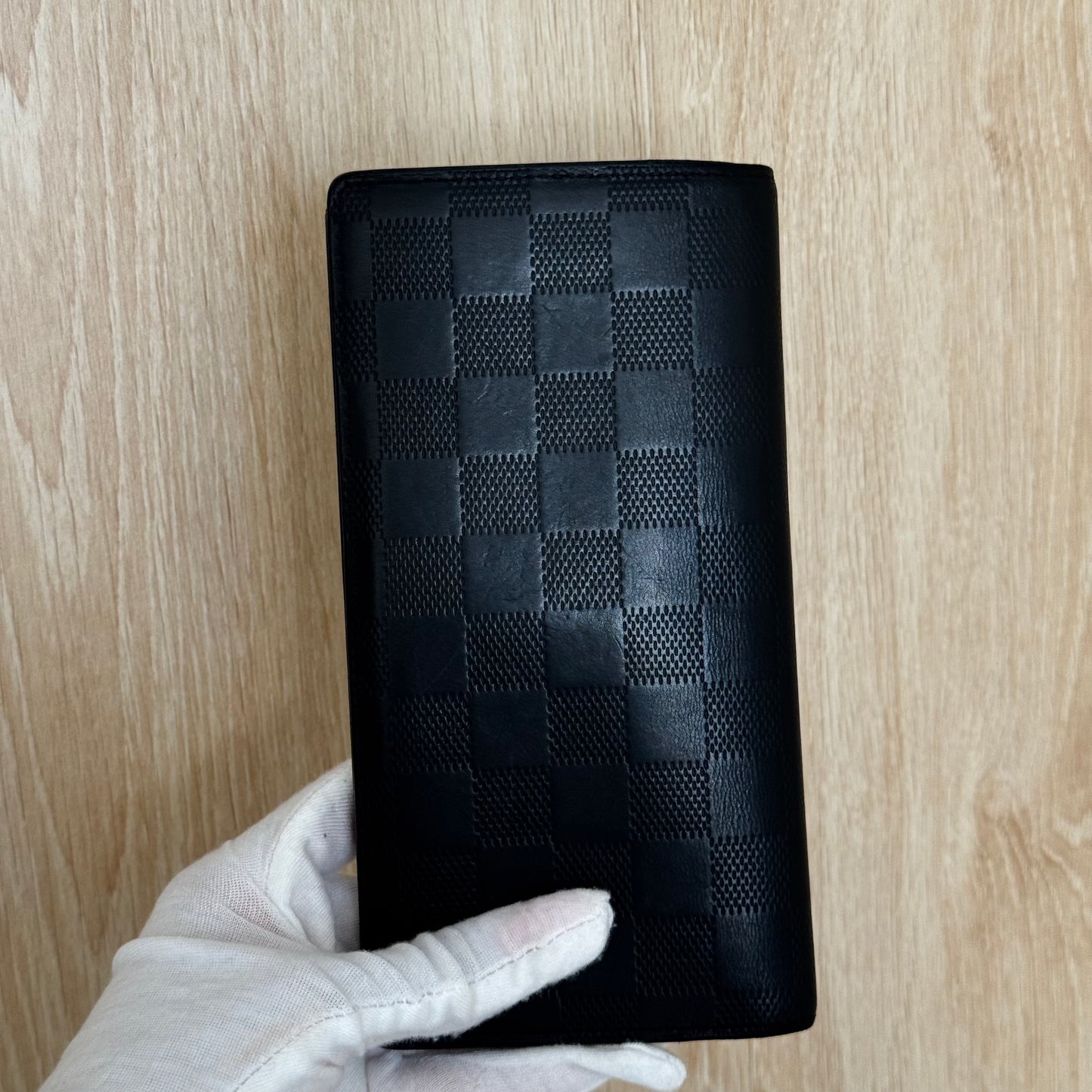 Portefeuille LV damier noir