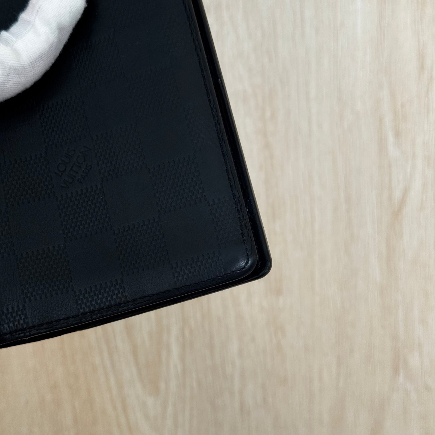 Portefeuille LV damier noir