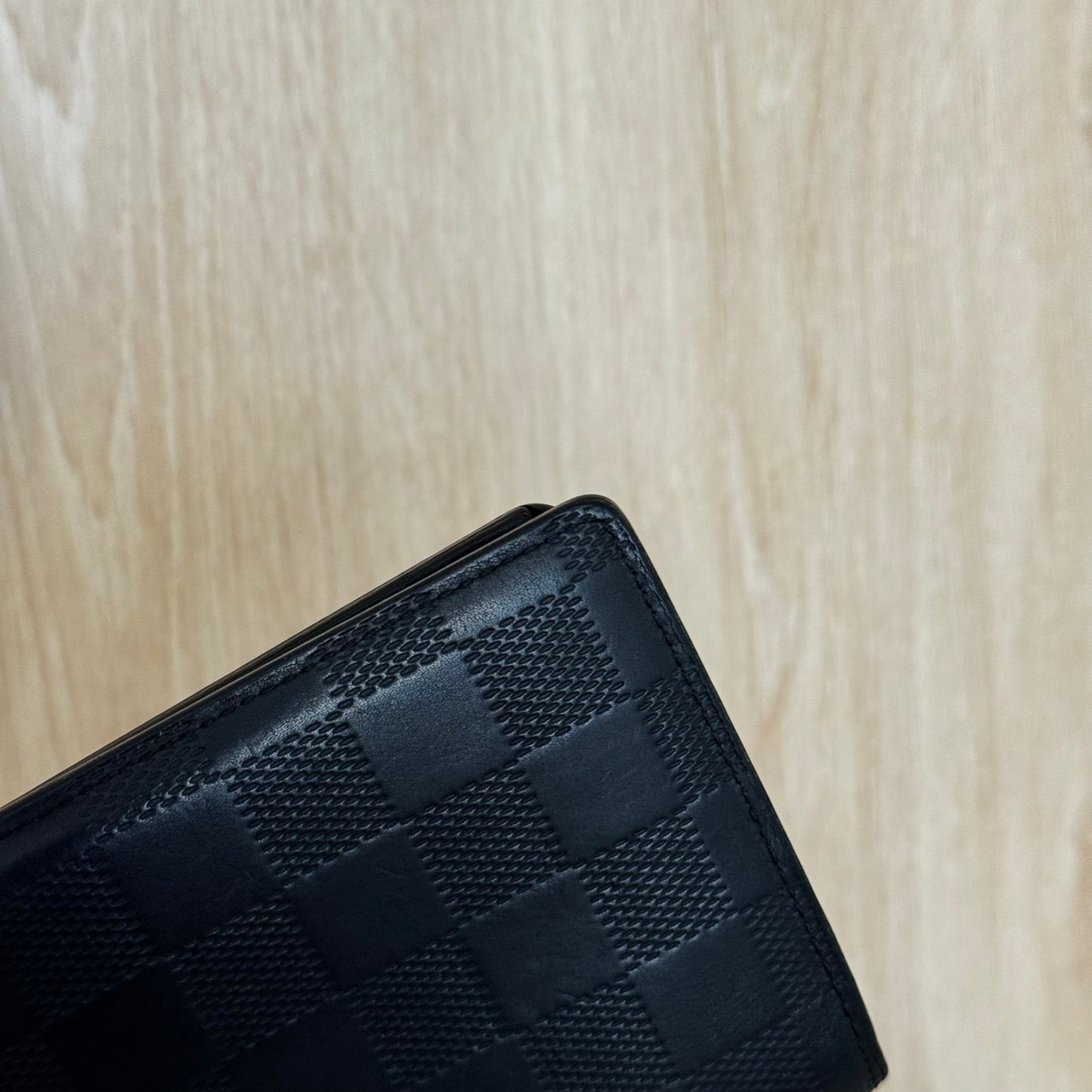 Portefeuille LV damier noir