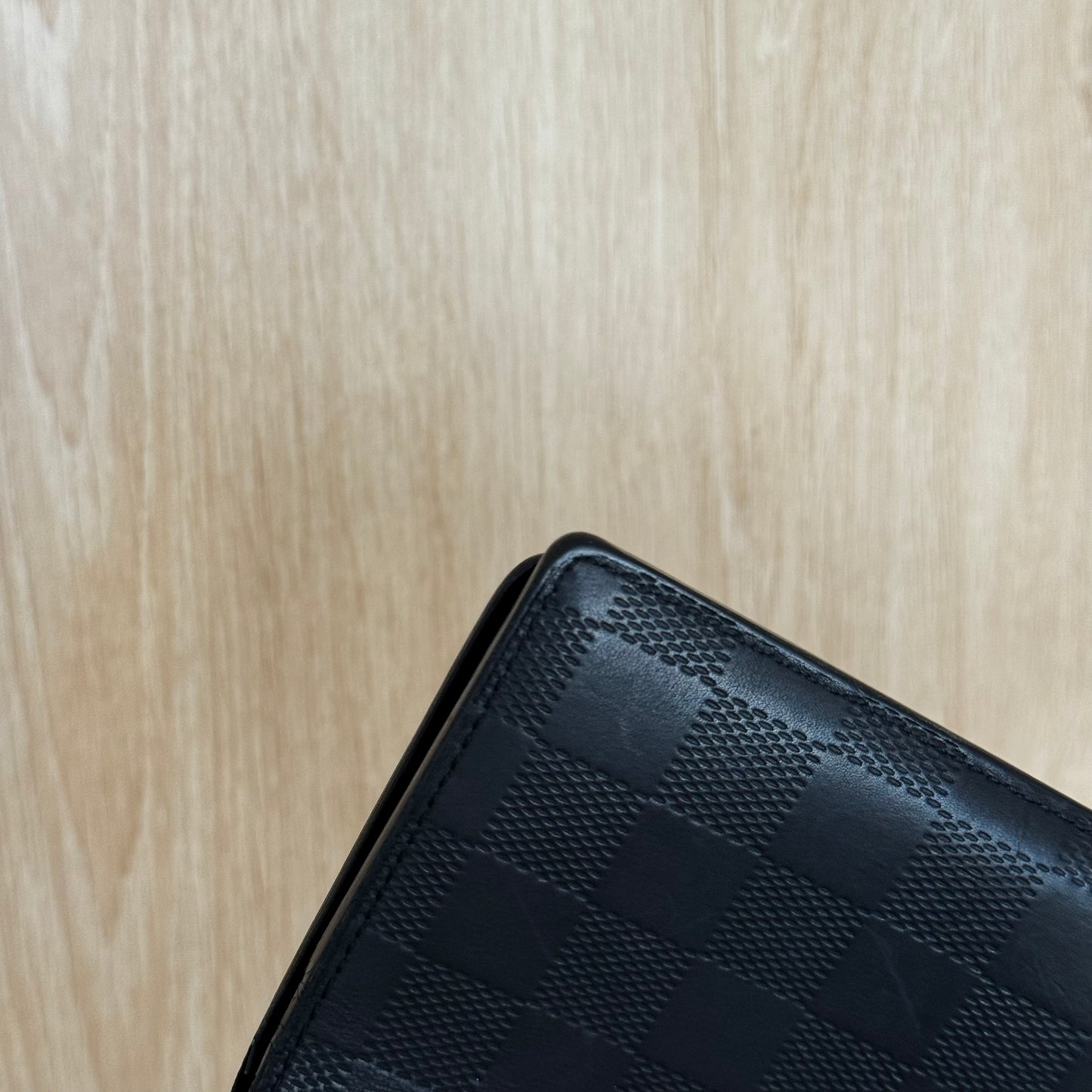 Portefeuille LV damier noir