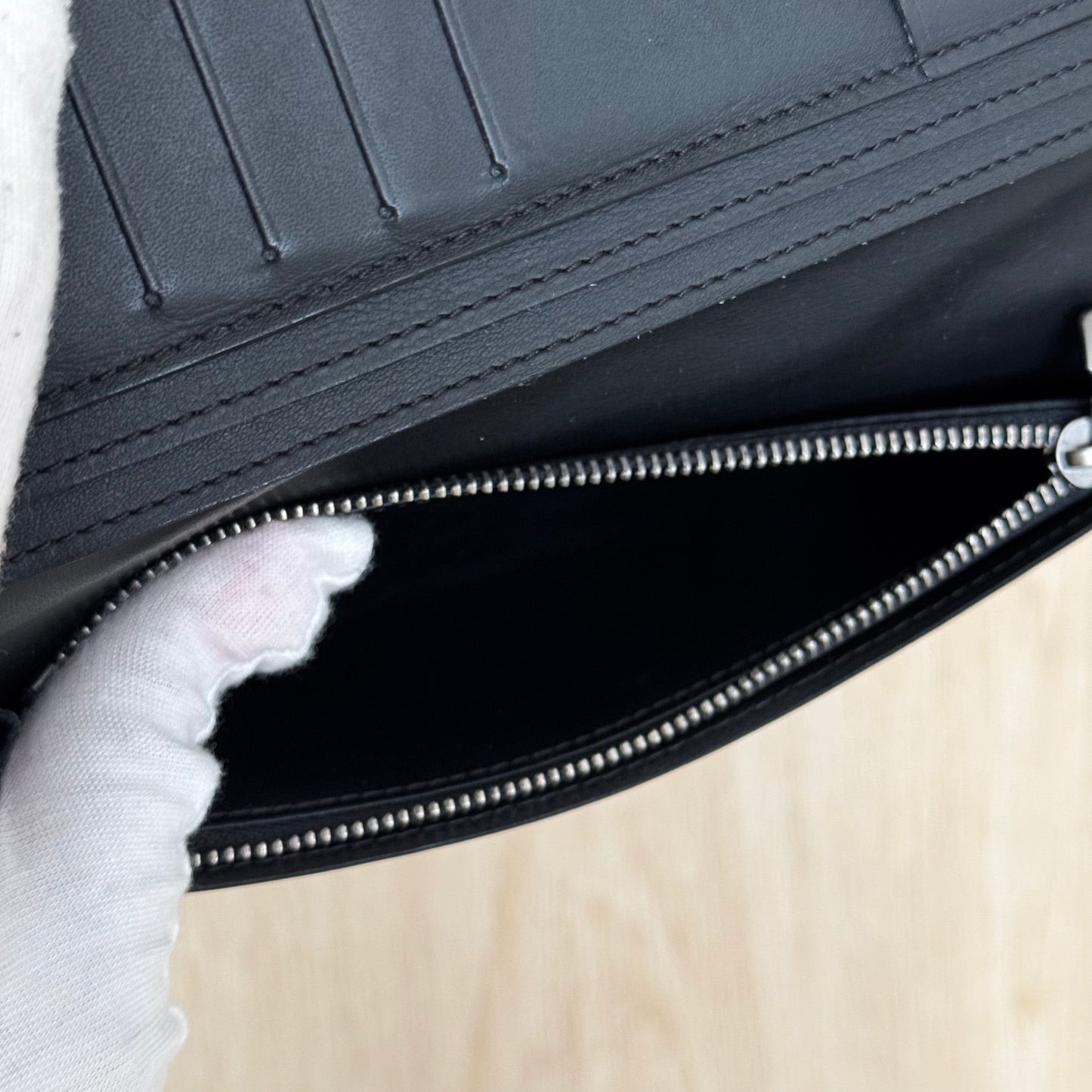 Portefeuille LV damier noir