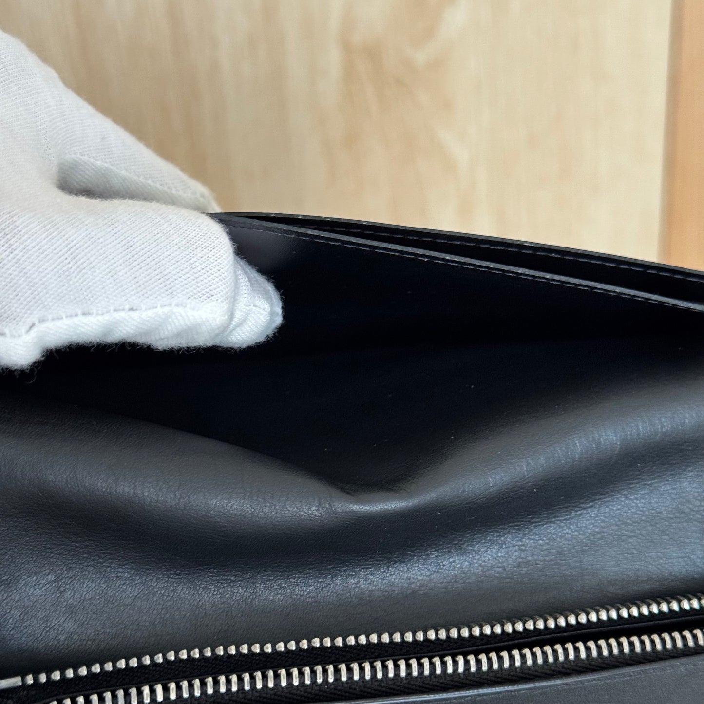 Portefeuille LV damier noir