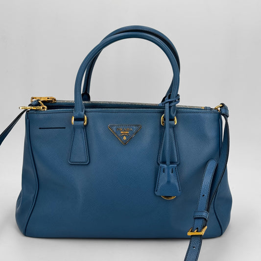 Prada Galleria MM bleu