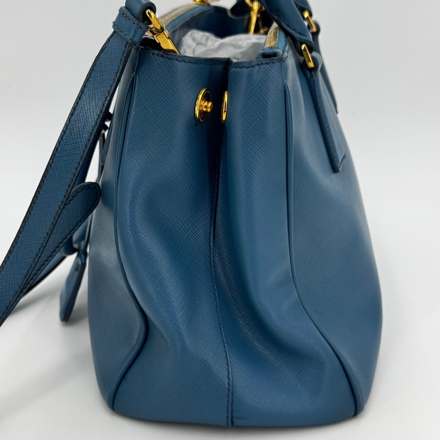 Prada Galleria MM bleu