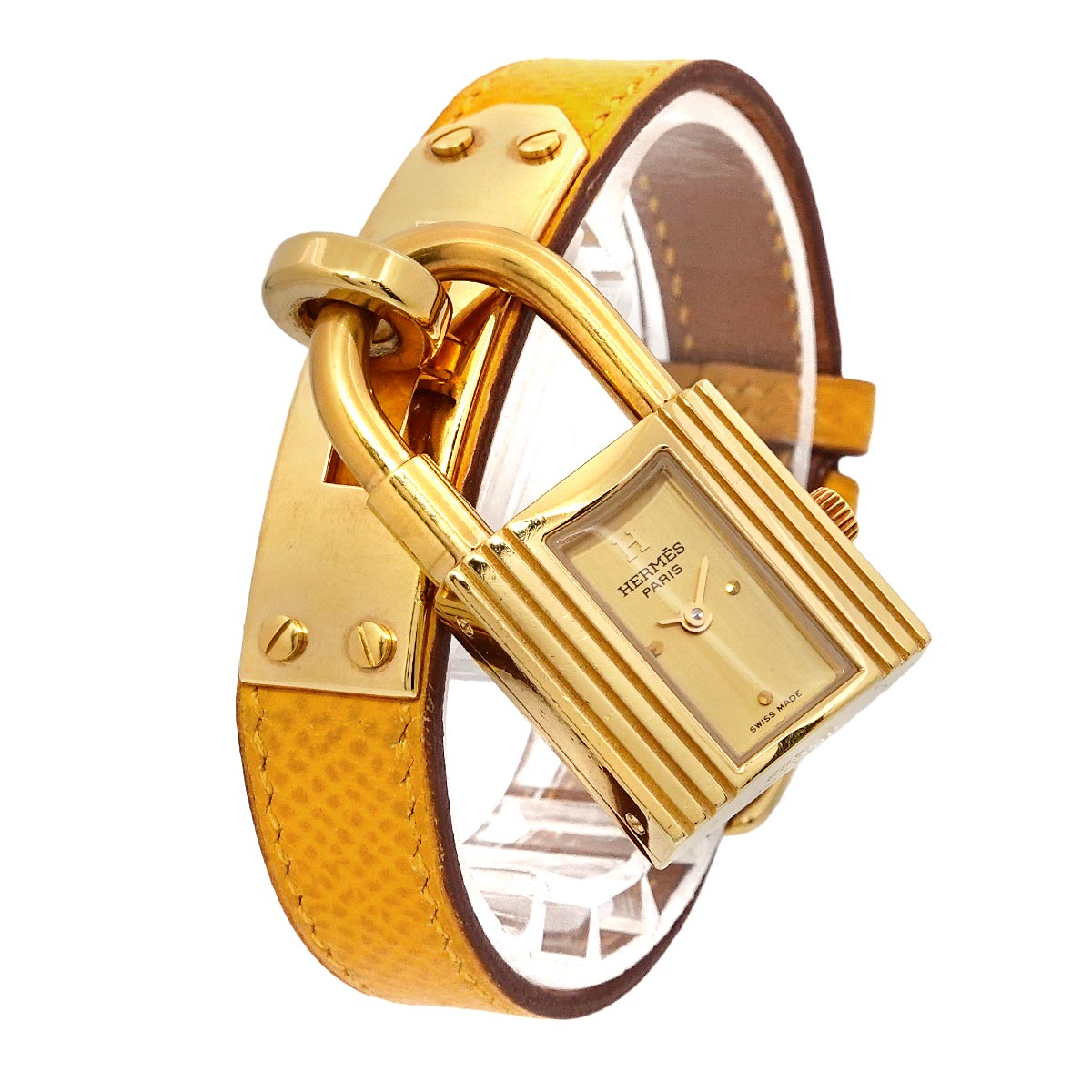 Hermès montre Kelly jaune