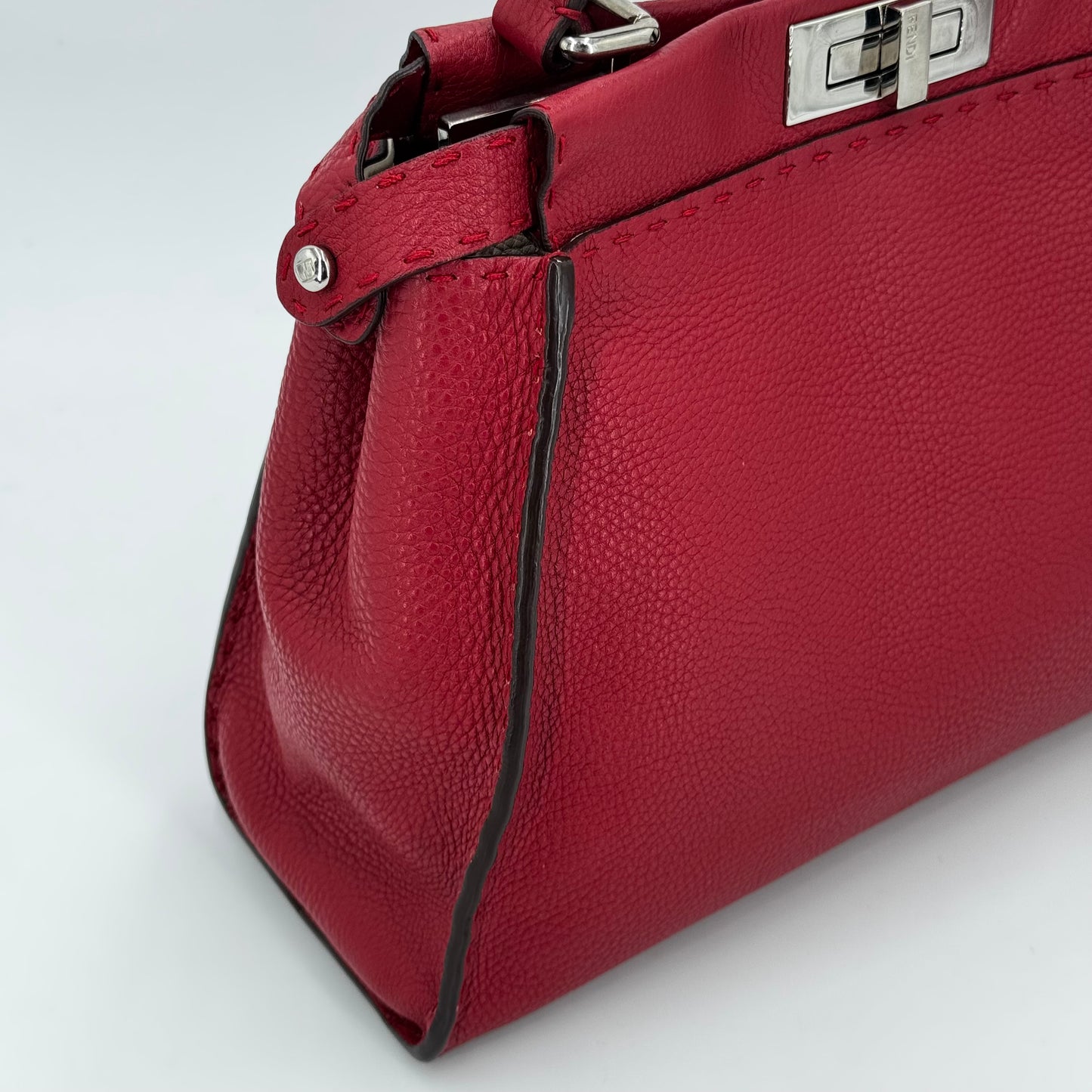 Fendi Peekaboo selleria grenat MM