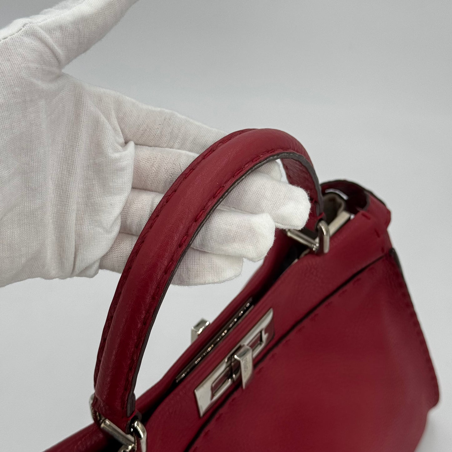 Fendi Peekaboo selleria grenat MM