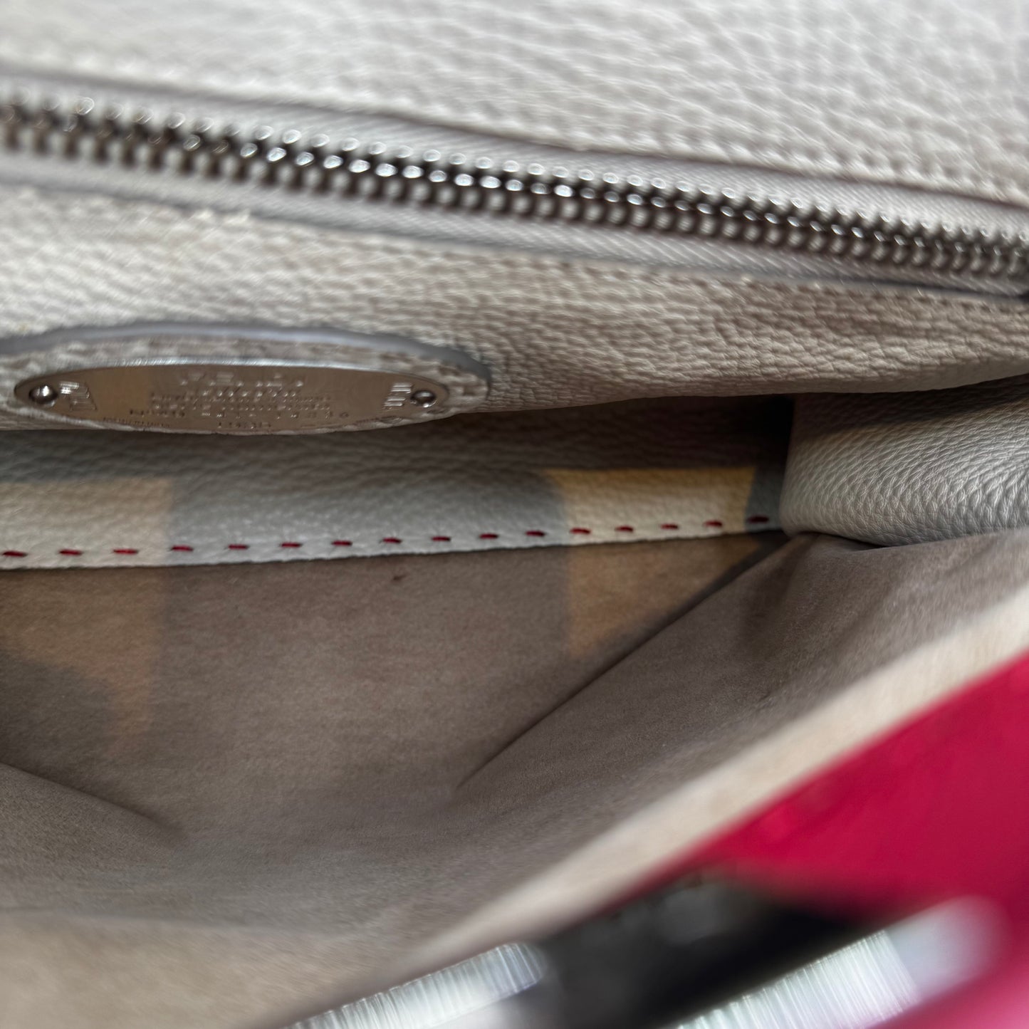 Fendi Peekaboo selleria grenat MM