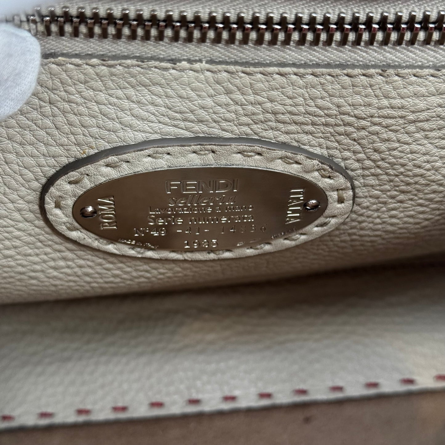 Fendi Peekaboo selleria grenat MM