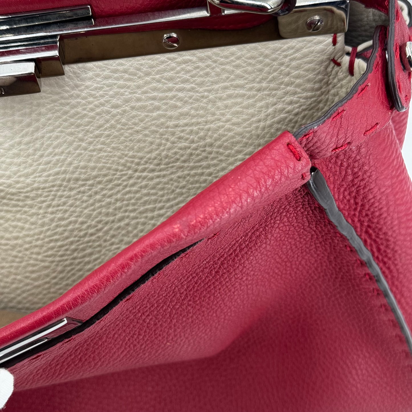 Fendi Peekaboo selleria grenat MM