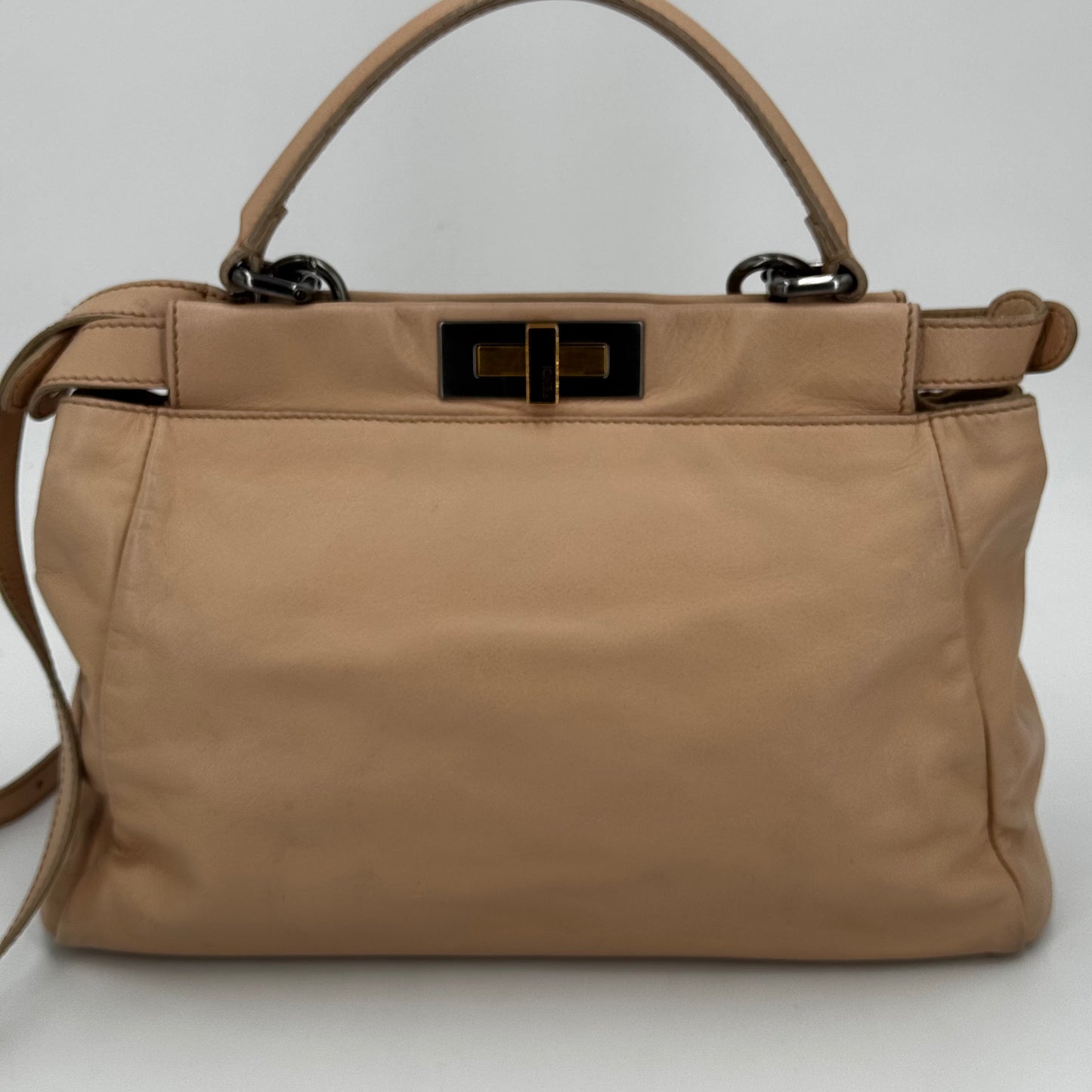 Fendi Peekaboo soft rose beige GM