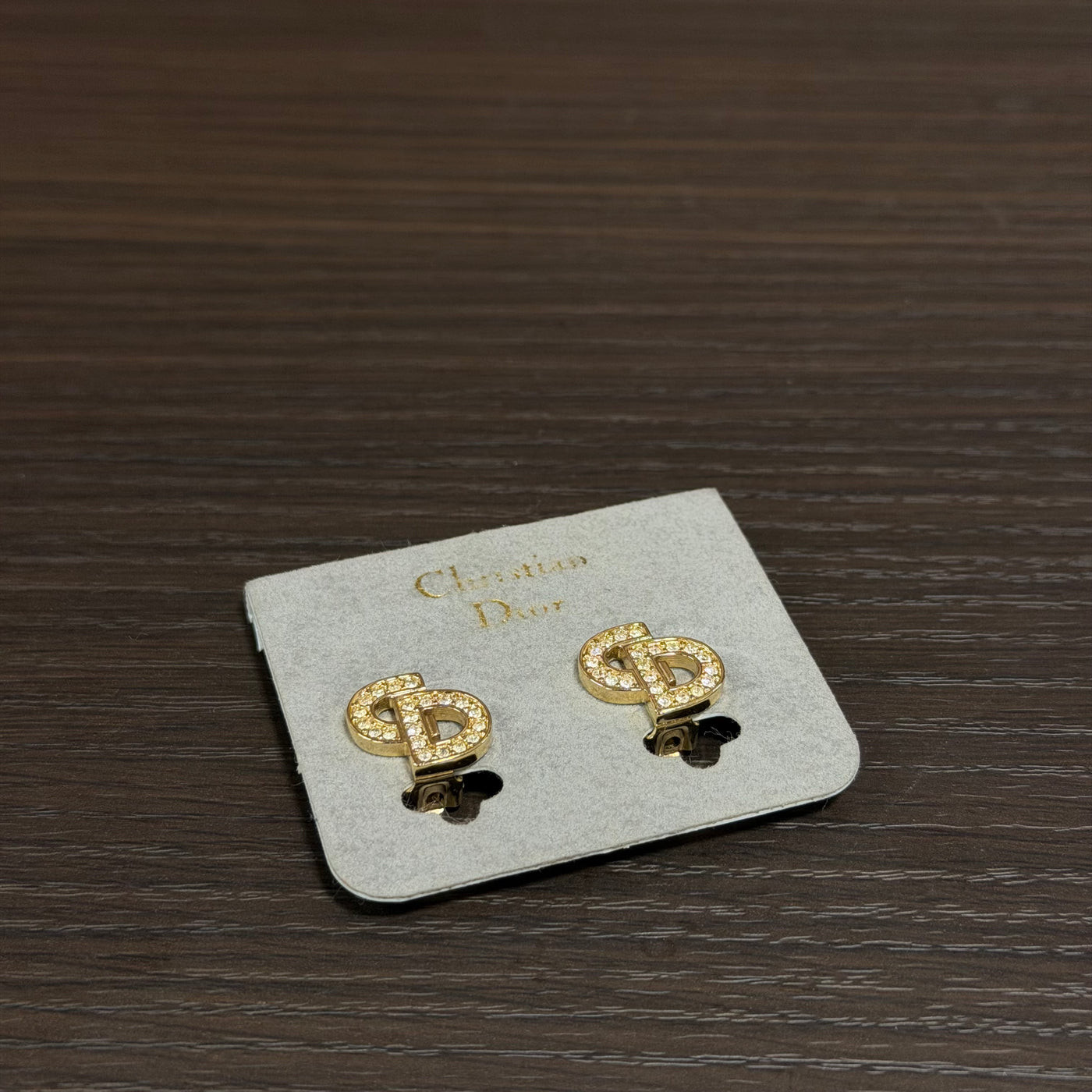 Christian Dior boucles d’oreilles CD