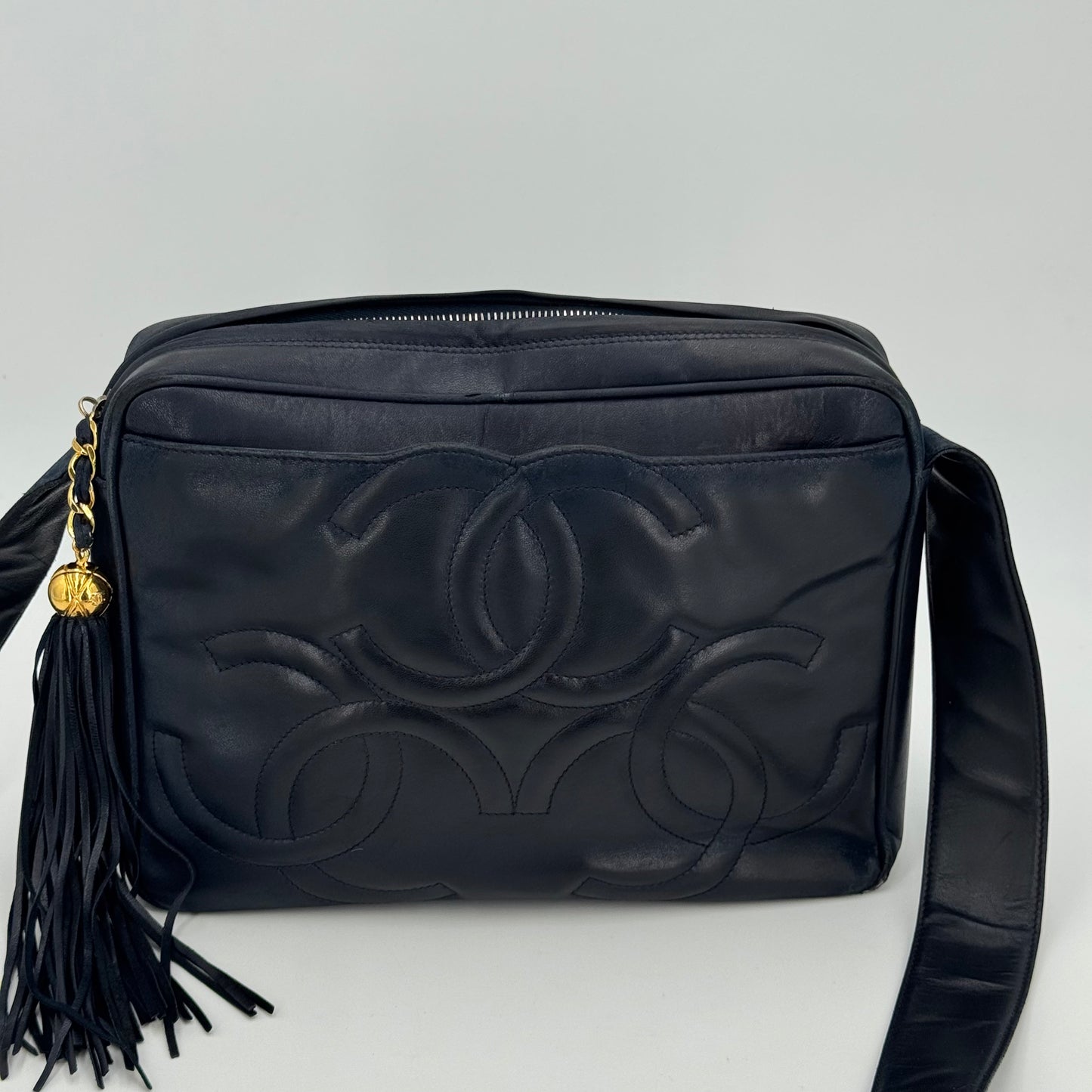 Chanel Camera Navy GM