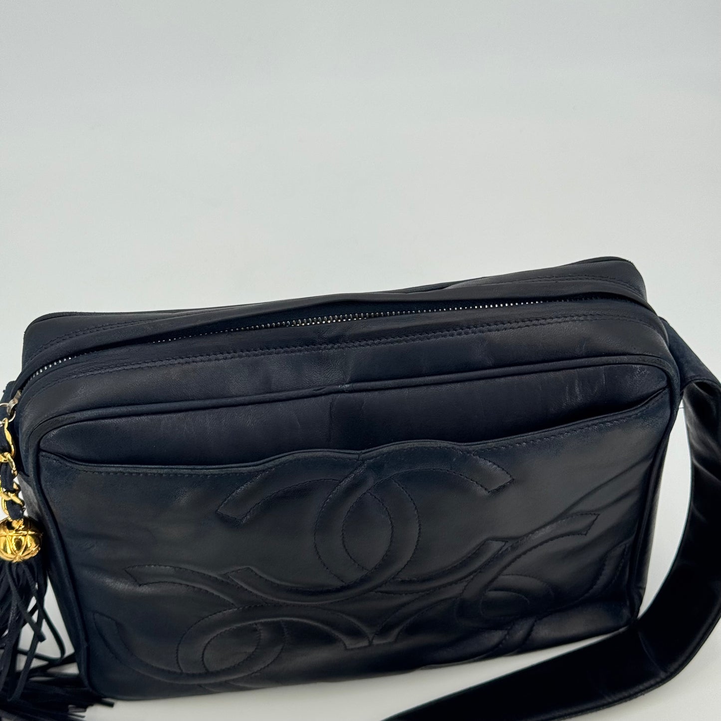 Chanel Camera Navy GM