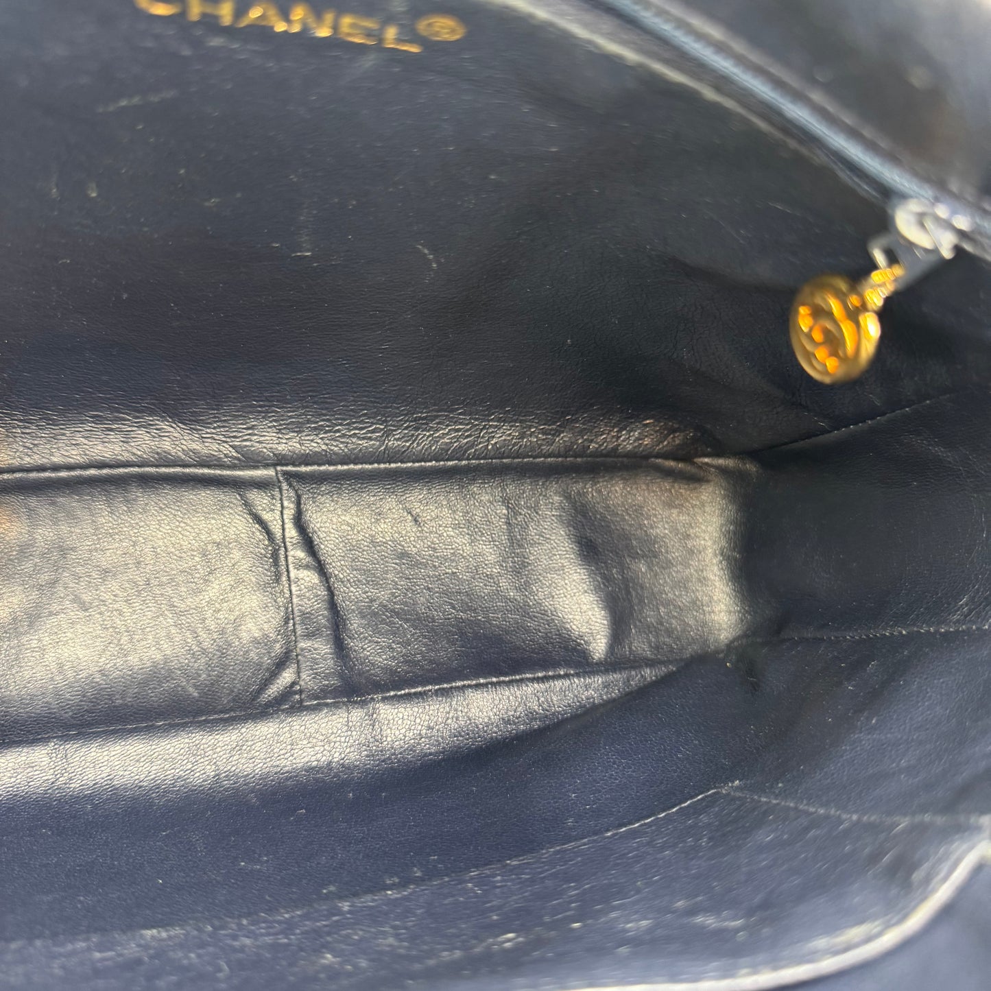 Chanel Camera Navy GM