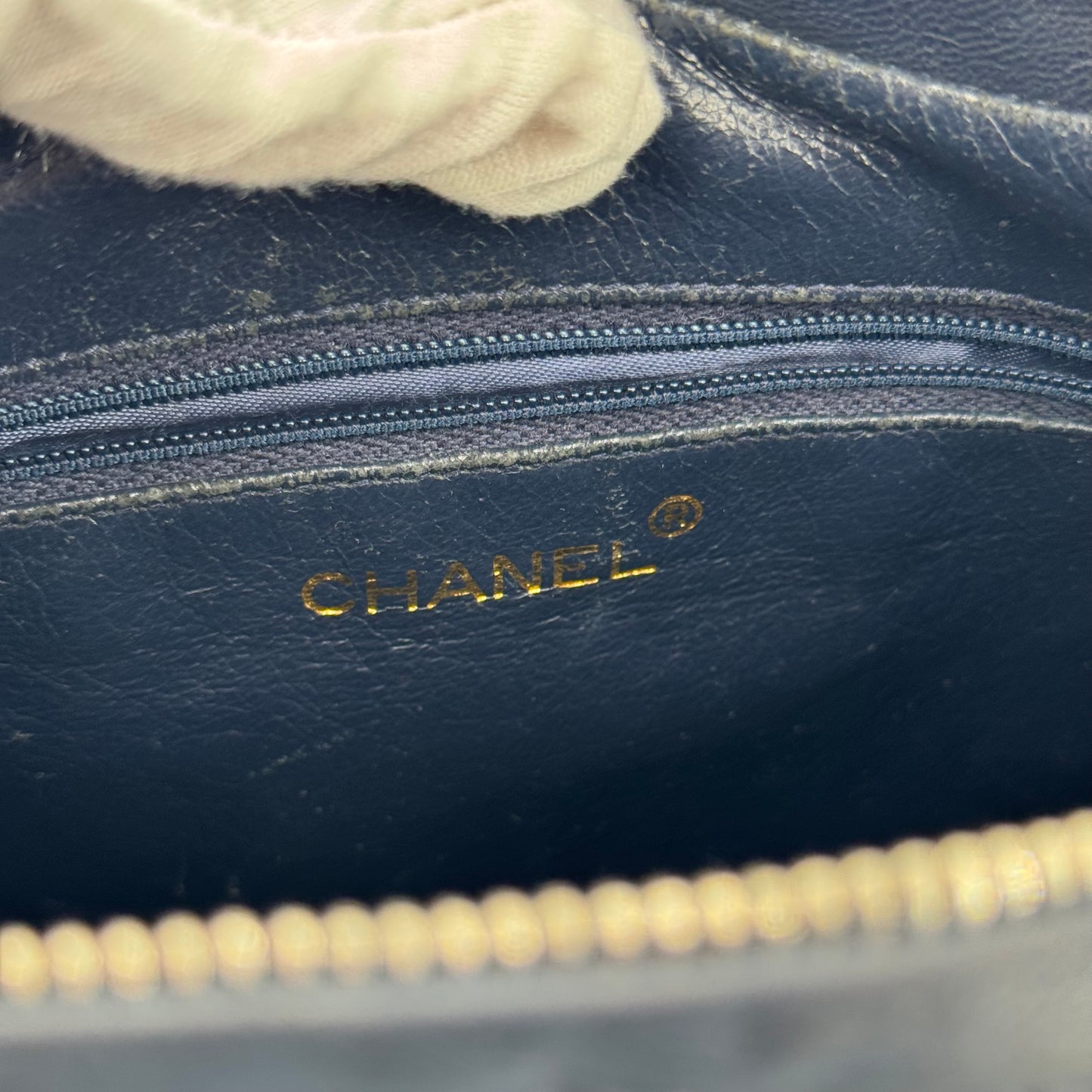 Chanel Camera Navy GM