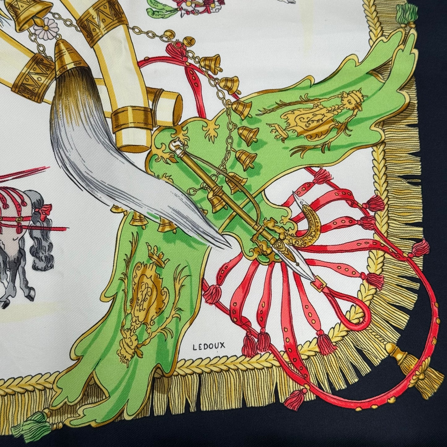 Hermès carré « Caparaçons «