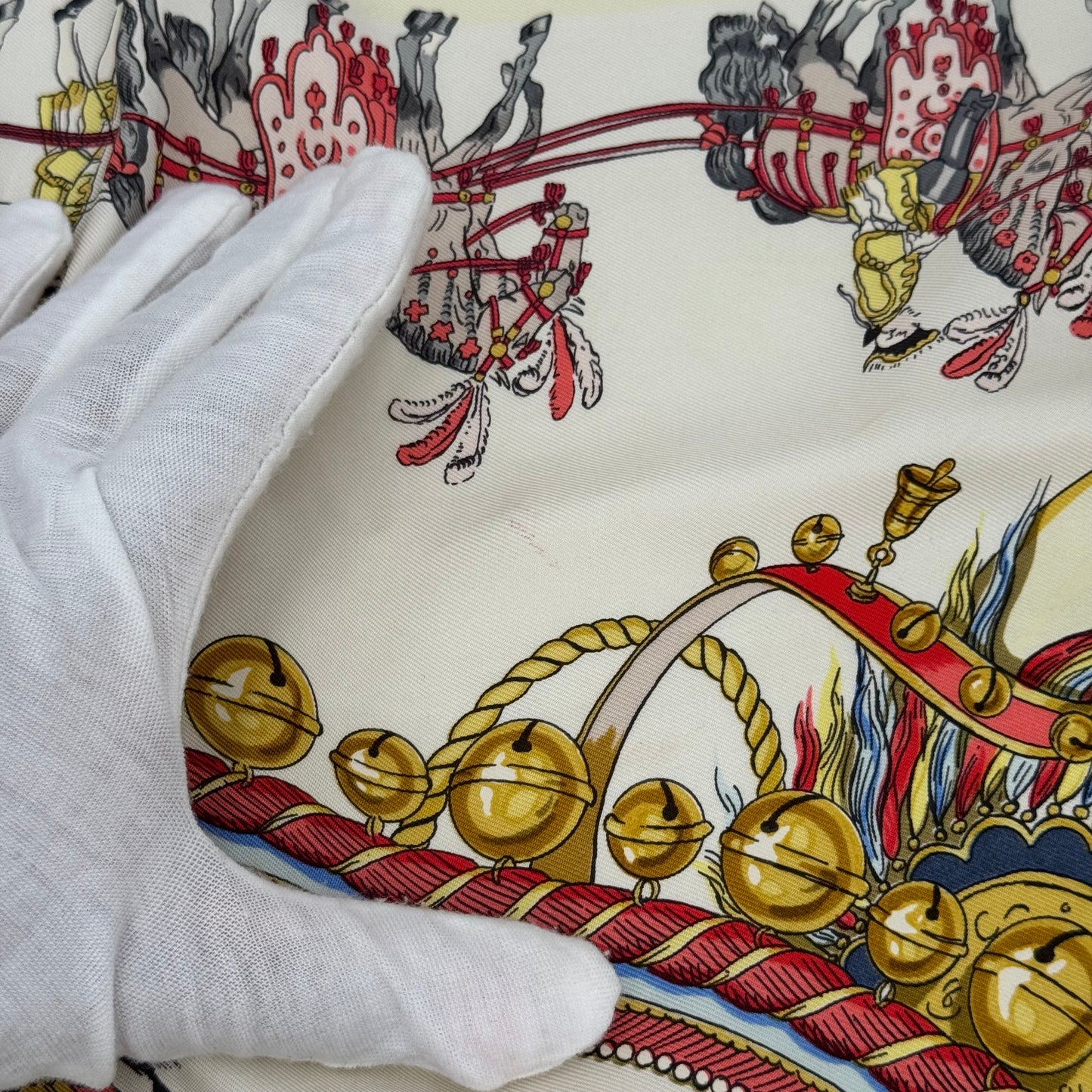 Hermès carré « Caparaçons «