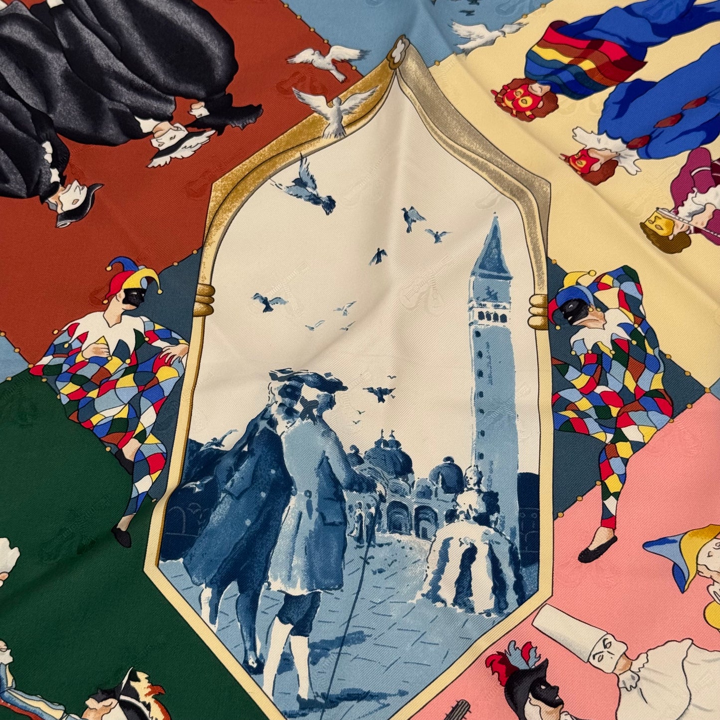 Hermès carré « carnaval de Venise «